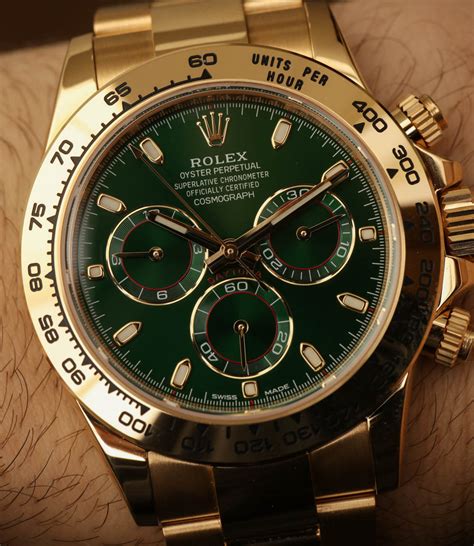 rolex daytona green dial replica|rolex cosmograph daytona 116508.